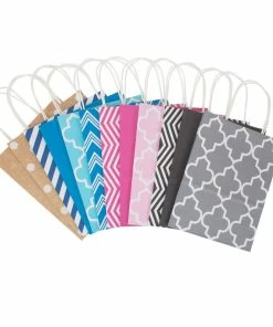 Hallmark 10.7" 12-Pack Assorted Kraft Paper Gift Bags