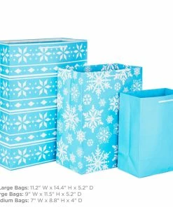 Hallmark Assorted Sizes And Designs 12-Pack Christmas Gift Bags 8 Hallmark Assorted Sizes And Designs 12-Pack Christmas Gift Bags -Department Store Shop 12 Assorted Sizes and Designs Christmas Gift Bags 5XGB1408 03