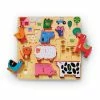 Crocodile Creek 123 Barnyard 10-Piece Wood Puzzle For Kids