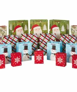 Hallmark Assorted Sizes And Designs 18-Pack Christmas Gift Bags