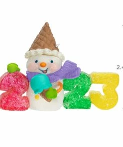 Hallmark Sweet Decade 2023 Ornament -Department Store Shop 2023 Gumdrops and Snowman Keepsake Ornament 1599QXR8027 03