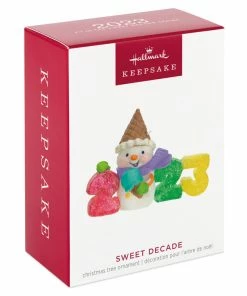 Hallmark Sweet Decade 2023 Ornament -Department Store Shop 2023 Gumdrops and Snowman Keepsake Ornament 1599QXR8027 04