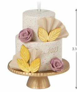 Hallmark A Sweet Beginning 2023 Porcelain Ornament 8 Hallmark A Sweet Beginning 2023 Porcelain Ornament -Department Store Shop 2023 Wedding Cake Keepsake Ornament 1999QHX3067 03