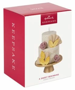 Hallmark A Sweet Beginning 2023 Porcelain Ornament 9 Hallmark A Sweet Beginning 2023 Porcelain Ornament -Department Store Shop 2023 Wedding Cake Keepsake Ornament 1999QHX3067 04