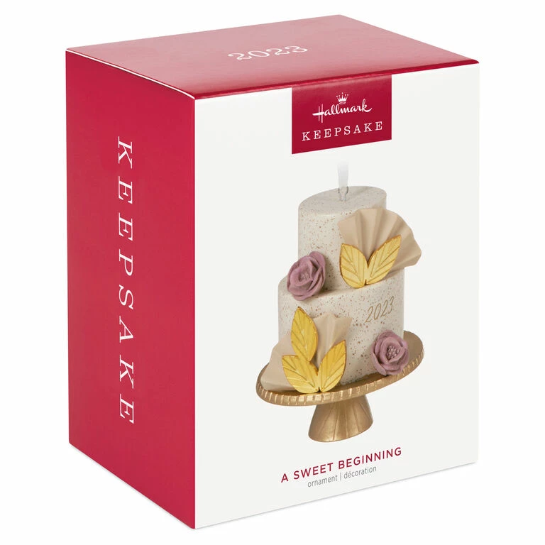 Hallmark A Sweet Beginning 2023 Porcelain Ornament 4 Hallmark A Sweet Beginning 2023 Porcelain Ornament - Image 4