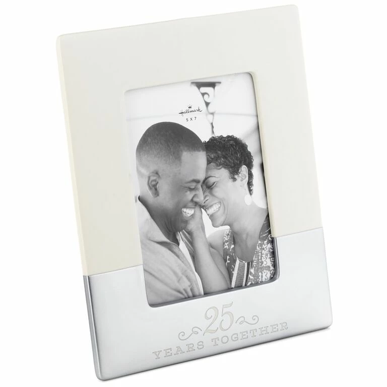 Hallmark 25 Years Together Ceramic Picture Frame, 5x7 1 Hallmark 25 Years Together Ceramic Picture Frame, 5x7