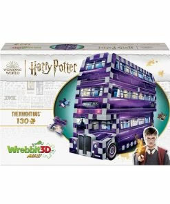 Wrebbit3D Harry Potter Mini Knight Bus 130-Piece Jigsaw Puzzle