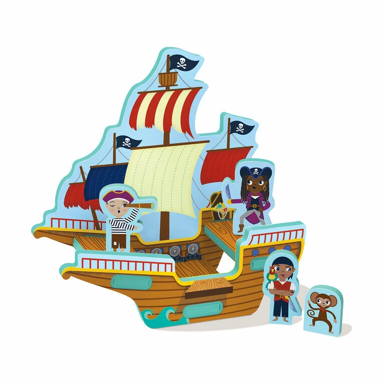 Storytime Toys 3D Pirate Ship Play Puzzle 2 Storytime Toys 3D Pirate Ship Play Puzzle - Image 2