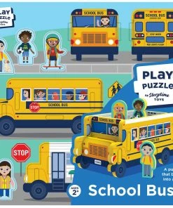 Storytime Toys 3D School Bus Play Puzzle