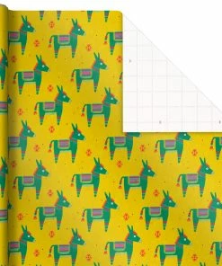 Hallmark Festive And Fun 3-Pack Multicolored Wrapping Paper, 120 Sq. Ft. -Department Store Shop 3Pack Festive and Fun Holiday Wrapping Paper 5JXW1082 05