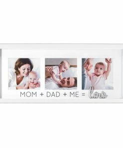 Malden 4x4 Mom, Dad And Me Wood Collage Picture Frame, 15x7