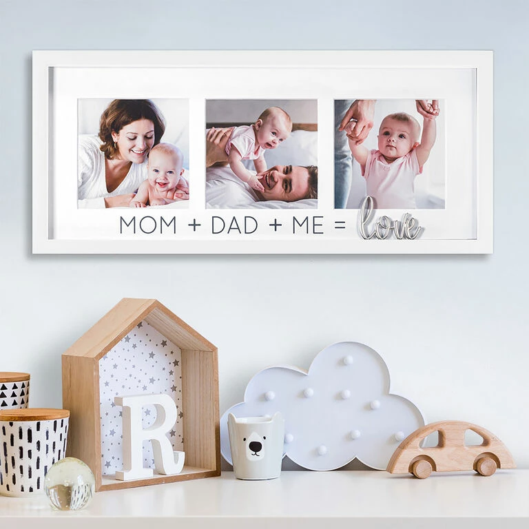 Malden 4x4 Mom, Dad And Me Wood Collage Picture Frame, 15x7 3 Malden 4x4 Mom, Dad And Me Wood Collage Picture Frame, 15x7 - Image 3