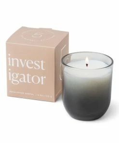 Paddywax Enneagram Investigator Eucalyptus And Santal Jar Candle, 6 Oz.
