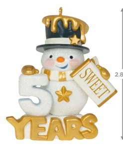 Hallmark 50 Sweet Years Special Edition Ornament 8 Hallmark 50 Sweet Years Special Edition Ornament -Department Store Shop 50 Sweet Years Snowman Keepsake Ornament 1799QGO2509 03