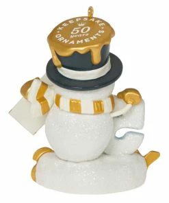 Hallmark 50 Sweet Years Special Edition Ornament 11 Hallmark 50 Sweet Years Special Edition Ornament -Department Store Shop 50 Sweet Years Snowman Keepsake Ornament 1799QGO2509 06