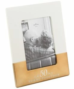 Hallmark 50 Years Together Ceramic Picture Frame, 5x7