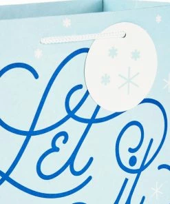 Hallmark Let It Snow 8-Pack Holiday Gift Bags, Assorted Sizes And Designs -Department Store Shop 8 Pack Assorted Holiday Gift Bags XGB1403 05