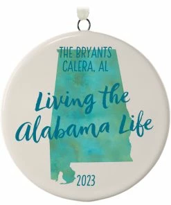 Hallmark Alabama Personalized State Ornament