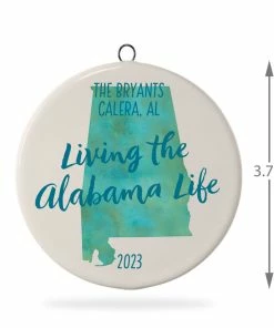 Hallmark Alabama Personalized State Ornament 8 Hallmark Alabama Personalized State Ornament -Department Store Shop Alabama Personalized State Ornament 1999QHE1711B50 03