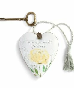 Demdaco Always & Forever Art Heart With Key Stand