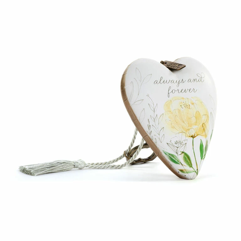 Demdaco Always & Forever Art Heart With Key Stand 2 Demdaco Always & Forever Art Heart With Key Stand - Image 2
