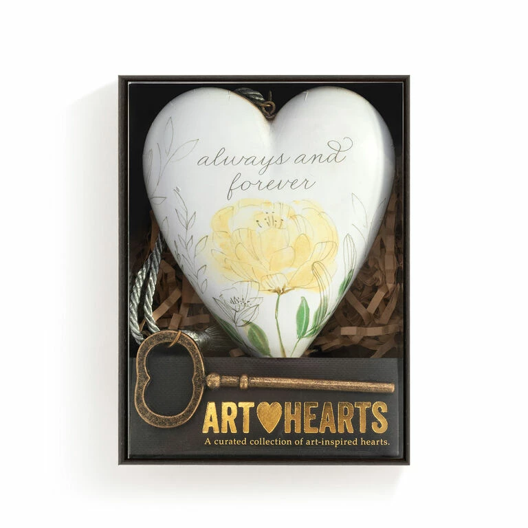 Demdaco Always & Forever Art Heart With Key Stand 4 Demdaco Always & Forever Art Heart With Key Stand - Image 4