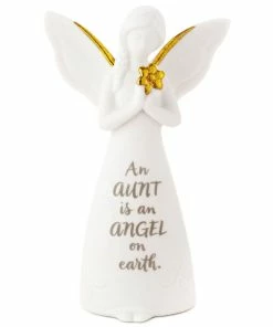 Hallmark Angel On Earth Aunt Mini Angel Figurine, 3.75"