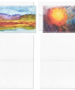 Hallmark ArtLifting Nature And Abstracts Blank Note Cards Assortment, Box Of 24 -Department Store Shop ArtLifting Nature Art Assorted Boxed Blank Cards 3SOM1334 05
