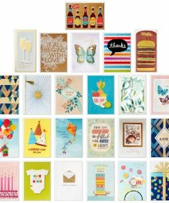 Hallmark Assorted All-Occasion Handmade Greeting Cards In Black Scattered Dot Organizer -Department Store Shop Assorted AllOccasion Greeting Cards in Organizer 5EBN1121 03