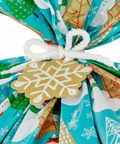 Hallmark Snowmen On Blue And Snowflakes On Red 2-Pack Giant Plastic Christmas Gift Bags -Department Store Shop Assorted Giant Plastic Christmas Gift Bags 5XGB1452 04