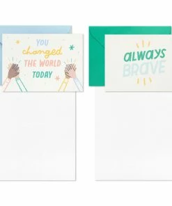 Hallmark Little World Changers™ Assorted Blank Note Cards In Caddy, Pack Of 24 9 Hallmark Little World Changers™ Assorted Blank Note Cards In Caddy, Pack Of 24 -Department Store Shop Assorted Kids Blank Note Cards in Caddy 3SOM1188 03