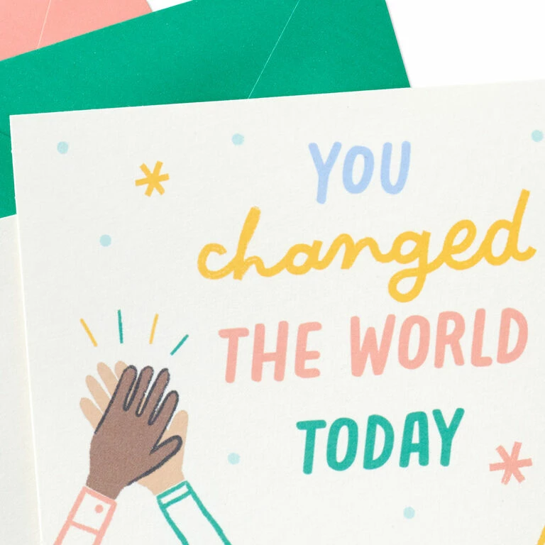 Hallmark Little World Changers™ Assorted Blank Note Cards In Caddy, Pack Of 24 5 Hallmark Little World Changers™ Assorted Blank Note Cards In Caddy, Pack Of 24 - Image 5