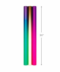 Hallmark Assorted Ombré Foil 3-Pack Wrapping Paper, 60 Sq. Ft Total -Department Store Shop Assorted Ombr Foil Wrapping Paper 5EWR2655 08