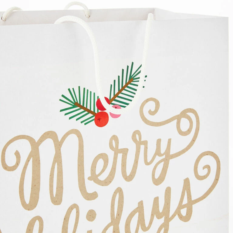 Hallmark Assorted Holiday Merry 8-Pack Small, Medium And Large Christmas Gift Bags 4 Hallmark Assorted Holiday Merry 8-Pack Small, Medium And Large Christmas Gift Bags - Image 4