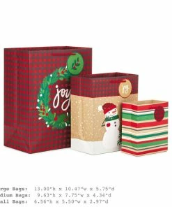 Hallmark Assorted Rustic Designs 8-Pack Small, Medium And Large Christmas Gift Bags 8 Hallmark Assorted Rustic Designs 8-Pack Small, Medium And Large Christmas Gift Bags -Department Store Shop Assorted Small Large Rustic Christmas Gift Bags 5XGB4894 03