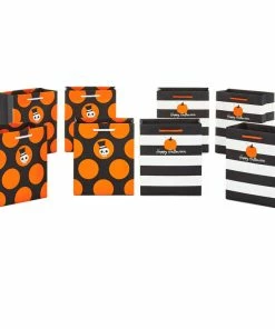 Hallmark 6.5" Assorted 8-Pack Stylish Halloween Small Gift Bags
