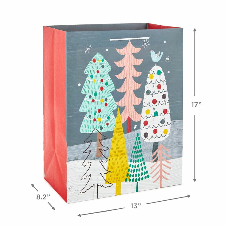 Hallmark 17" Assorted Mod Designs 3-Pack XXL Christmas Gift Bags 3 Hallmark 17" Assorted Mod Designs 3-Pack XXL Christmas Gift Bags - Image 3
