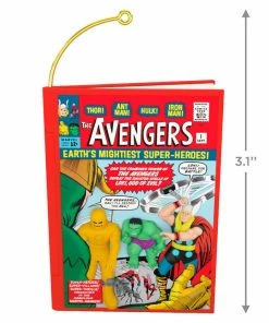 Hallmark Marvel Comics The Avengers 60th Anniversary Ornament -Department Store Shop Avengers Comic Book Keepsake Ornament 2099QXI7469 03