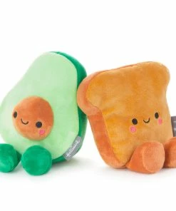 Hallmark Better Together Avocado And Toast Magnetic Plush, 5"