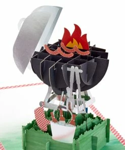 Hallmark Just For You BBQ Grill 3D Pop-Up Birthday Card -Department Store Shop BBQ Grill 3D PopUp Birthday Card 1299LAD2898 04