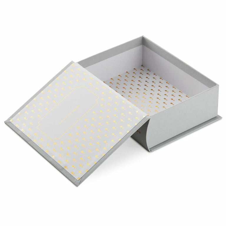 Hallmark Baby's Memories Gray Memory Box 2 Hallmark Baby's Memories Gray Memory Box - Image 2