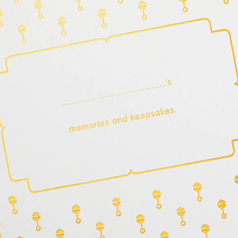 Hallmark Baby's Memories Gray Memory Box 4 Hallmark Baby's Memories Gray Memory Box - Image 4