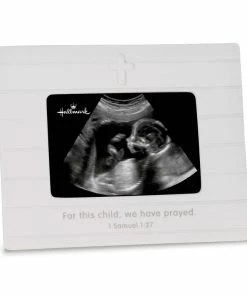Hallmark For This Child We Prayed Sonogram Porcelain Picture Frame, 3.75x2.5