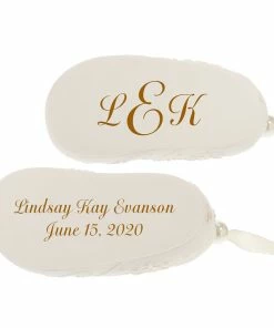 Baby's First Christmas Monogram Booties Porcelain Personalized Ornament -Department Store Shop Babys First Christmas Monogram Booties Porcelain Personalized Ornament 2299QHE1924B2 07