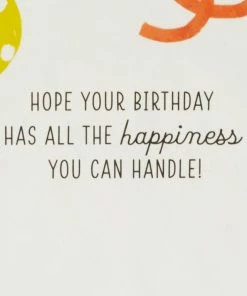 Hallmark All The Happiness Snow Globe Musical 3D Birthday Card With Motion -Department Store Shop Balloons Snow Globe Musical Motion 3DBirthday Card 1299WDR1212 03