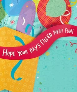 Hallmark 16" Fun Balloons Pop-Up Jumbo Birthday Card -Department Store Shop Balloons for Fun Birthday Card 1299CBG1009 03