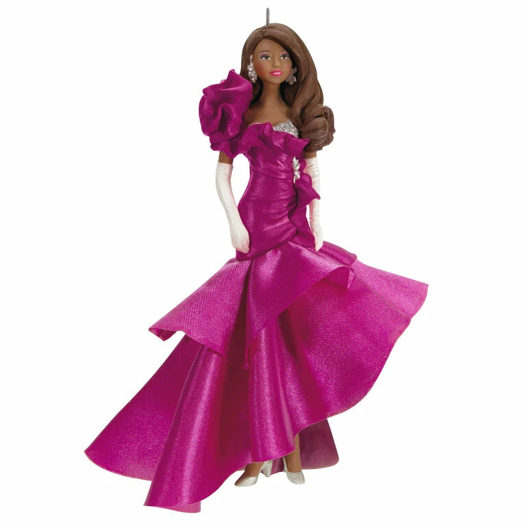Hallmark Barbie™ Pink Collection™ 2023 Porcelain And Fabric Ornament 1 Hallmark Barbie™ Pink Collection™ 2023 Porcelain And Fabric Ornament