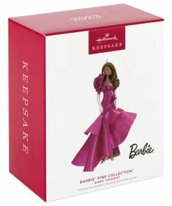 Hallmark Barbie™ Pink Collection™ 2023 Porcelain And Fabric Ornament 9 Hallmark Barbie™ Pink Collection™ 2023 Porcelain And Fabric Ornament -Department Store Shop Barbie in Hot Pink Dress Keepsake Ornament 4999QXI7007 04