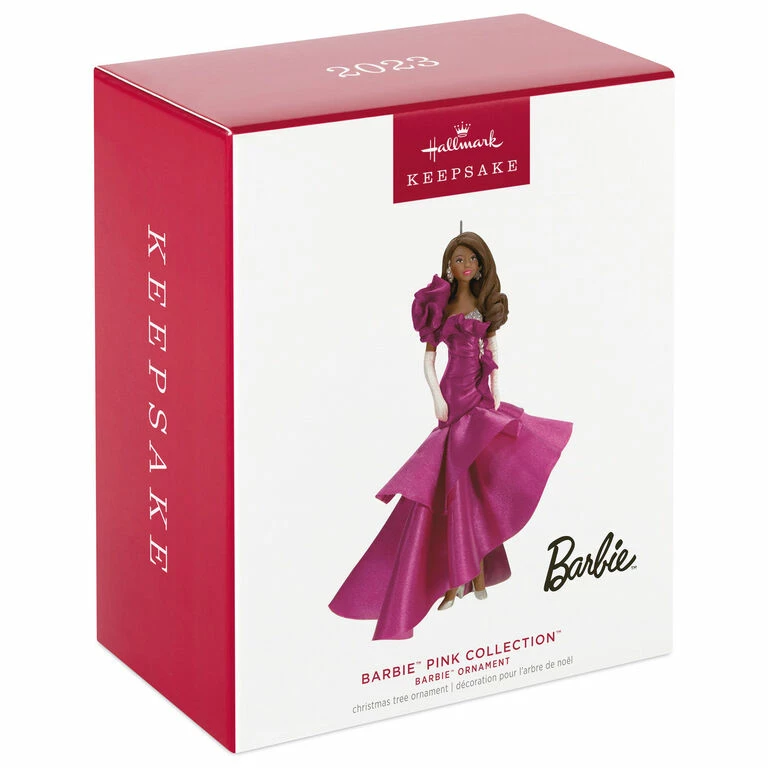 Hallmark Barbie™ Pink Collection™ 2023 Porcelain And Fabric Ornament 4 Hallmark Barbie™ Pink Collection™ 2023 Porcelain And Fabric Ornament - Image 4