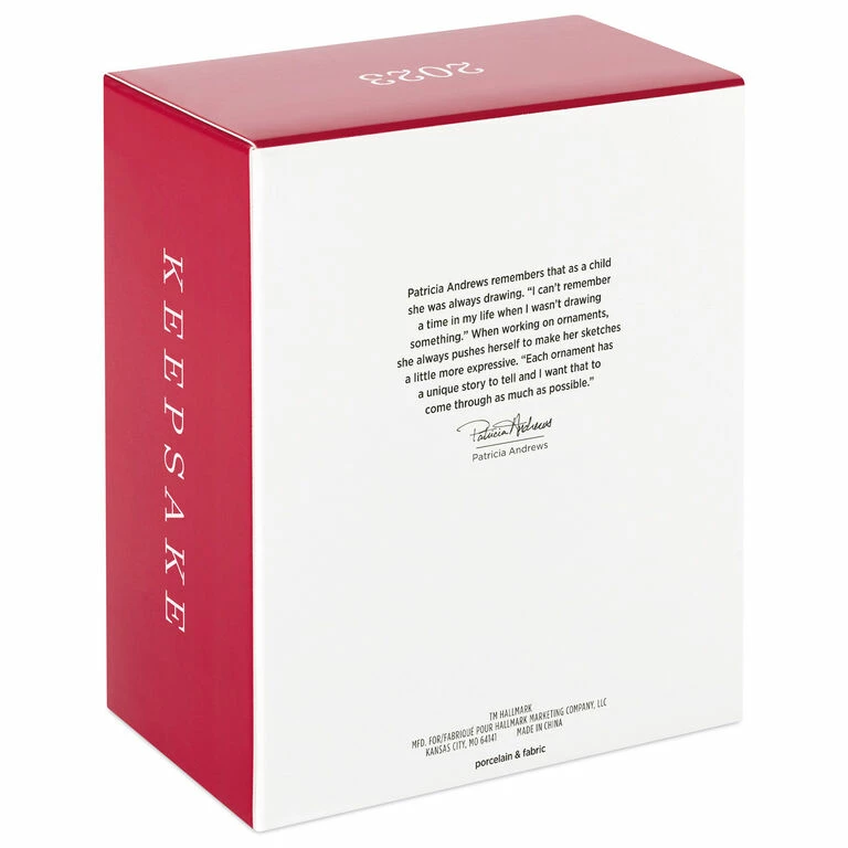 Hallmark Barbie™ Pink Collection™ 2023 Porcelain And Fabric Ornament 5 Hallmark Barbie™ Pink Collection™ 2023 Porcelain And Fabric Ornament - Image 5